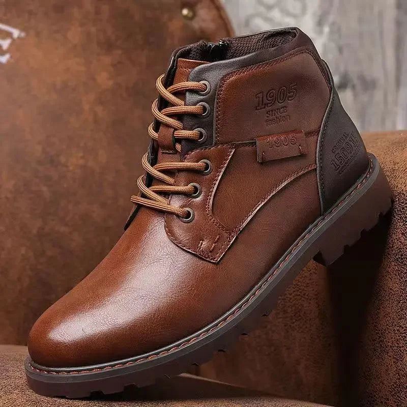 Giovanni™ | Bottes en Cuir avec Fermeture Éclair
