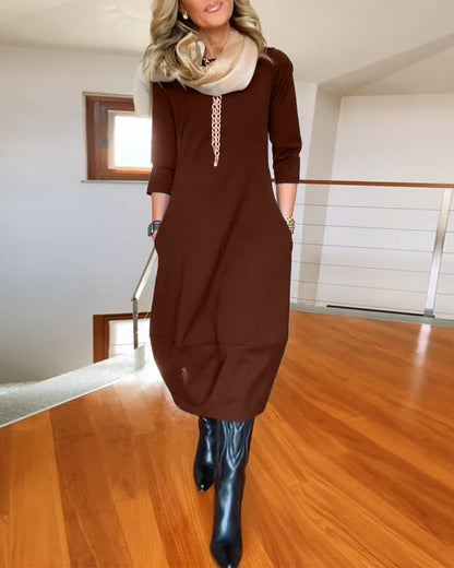 Ineke™ - Robe Élégante et Confortable