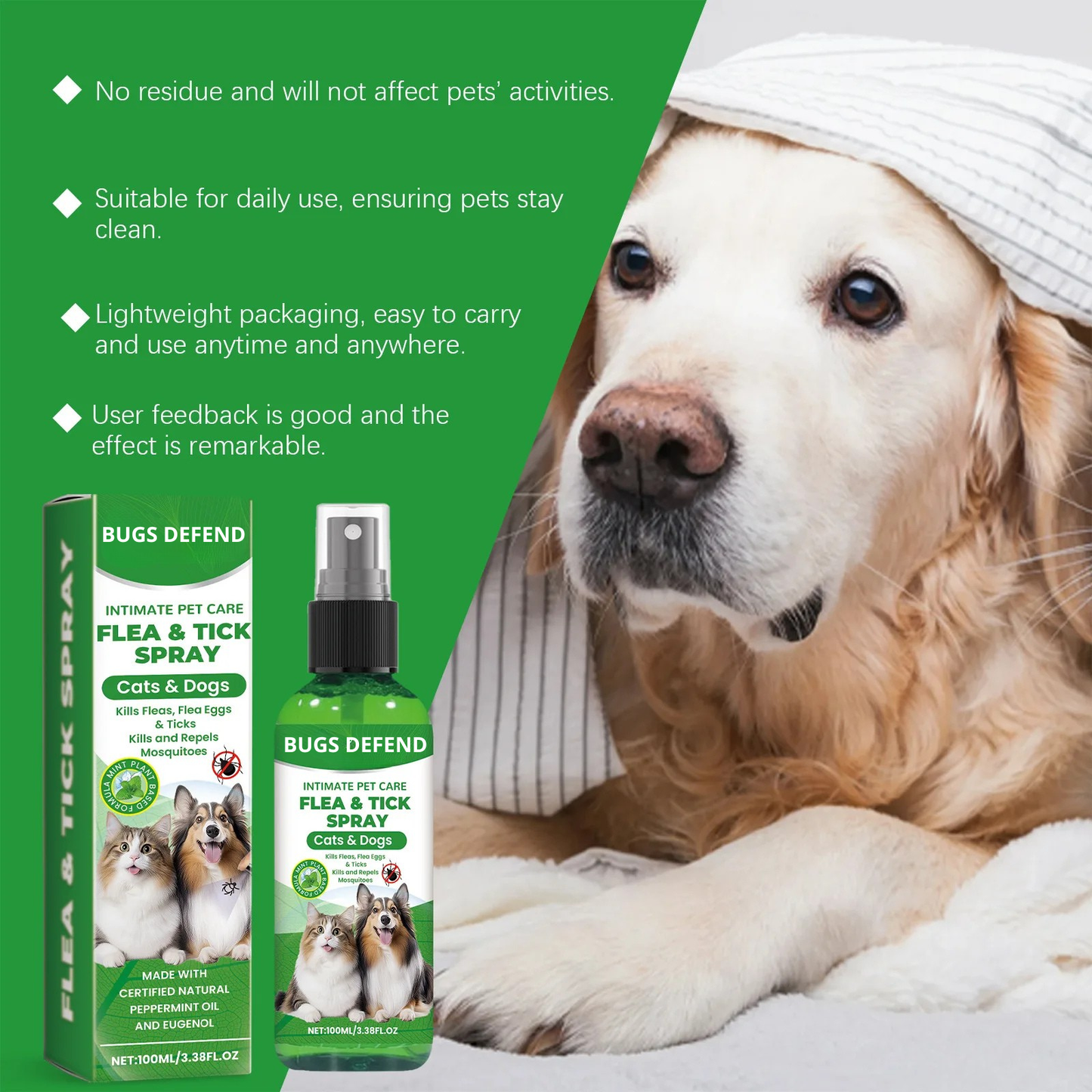 BugsDefend – Natural Flea & Tick Protection That Works Fast and Keeps Pets Safe