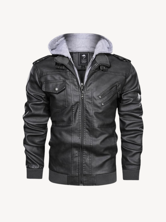 DONATO - VESTE EN CUIR D'HIVER