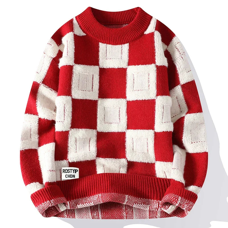 Ador | Pull vintage oversize en maille pour homme